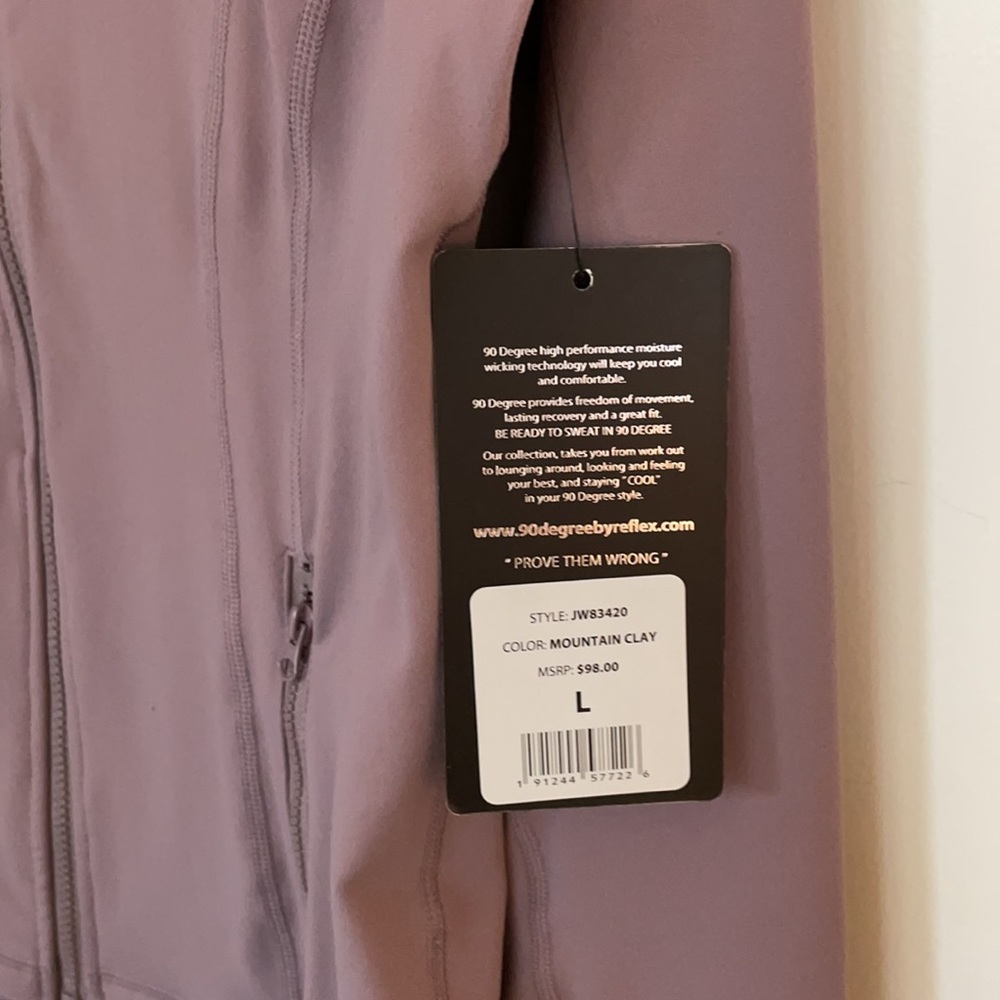 NWT 90Degrees Performance Jacket - Picture 4 of 6